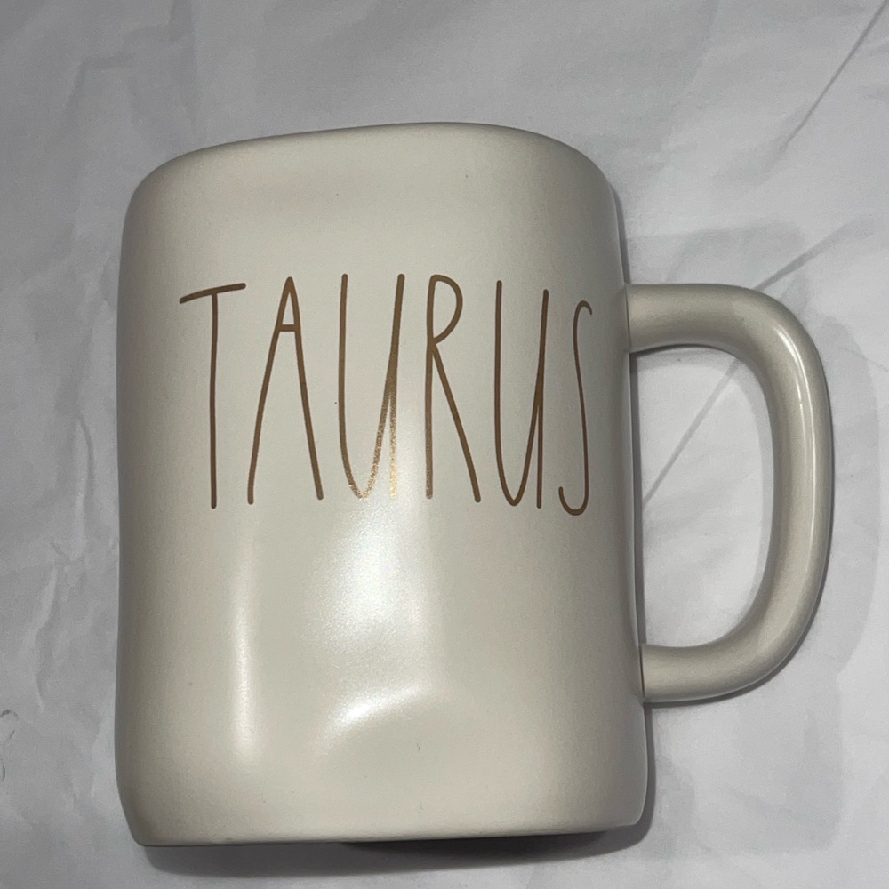 Rae Dunn Artisan collection Taurus Cream Mug